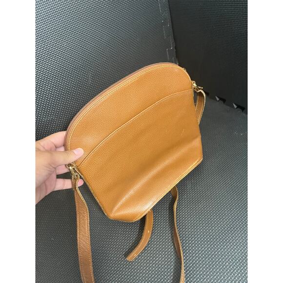 Longchamp Brown Leather Crossbody Style Bag Purse Paris Vintage - Picture 13 of 15